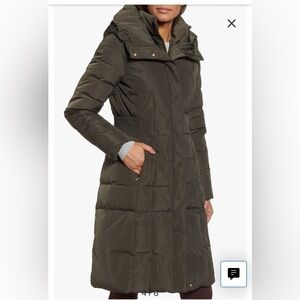 Cole Haan women’s  Dark Green Puffer Jacket